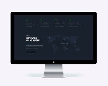 imac with website image