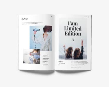 the front page of a glossy magazine